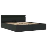 vidaXL Cadru de pat hidraulic cu ladă LED negru 180 x 200 cm piele eco vidaXL Cadru de pat hidraulic cu ladă LED negru 180 x 200 cm piele eco
