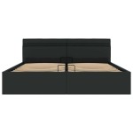 vidaXL Cadru de pat hidraulic cu ladă LED negru 180 x 200 cm piele eco vidaXL Cadru de pat hidraulic cu ladă LED negru 180 x 200 cm piele eco