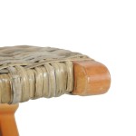 vidaXL Scaun relaxare, natural, ratan kubu și lemn masiv de mahon vidaXL Scaun relaxare, natural, ratan kubu și lemn masiv de mahon