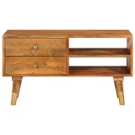 vidaXL Comodă TV, 85 x 35 x 47 cm, lemn masiv de mango