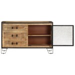 vidaXL Dulap, 100x31x60 cm, lemn masiv de mango nefinisat