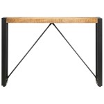 vidaXL Masă consolă, 110 x 35 x 76 cm, lemn masiv de mango