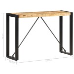 vidaXL Masă consolă, 110 x 35 x 76 cm, lemn masiv de mango