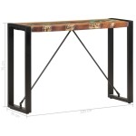 vidaXL Masă consolă, 110 x 35 x 76 cm, lemn masiv reciclat vidaXL Masă consolă, 110 x 35 x 76 cm, lemn masiv reciclat