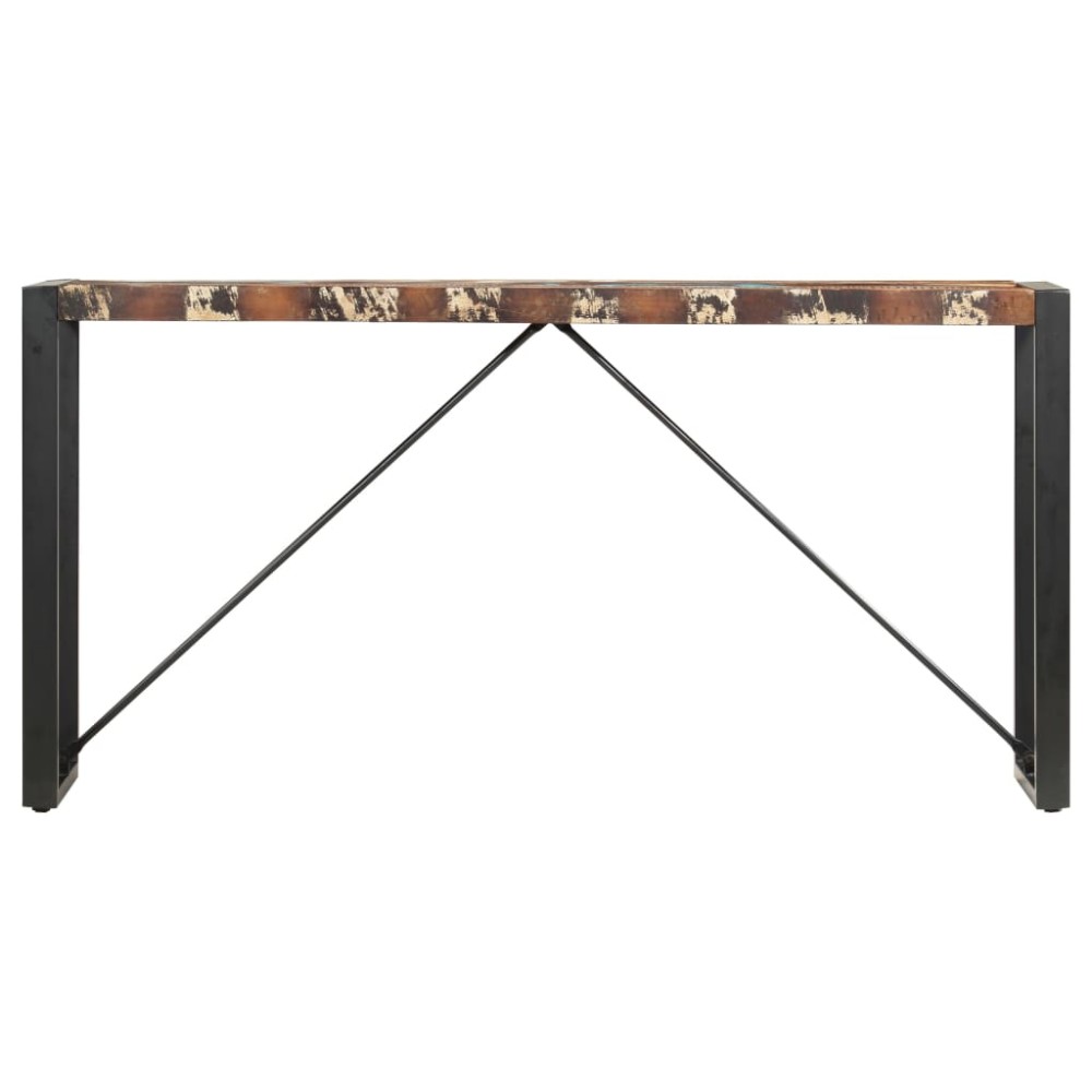 vidaXL Masă consolă, 150 x 35 x 76 cm, lemn masiv reciclat