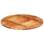 vidaXL Blat de masă rotund, 60 cm, 15-16 mm, lemn masiv de acacia