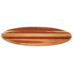 vidaXL Blat de masă rotund, 60 cm, 15-16 mm, lemn masiv de acacia
