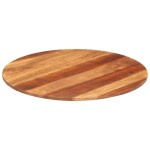 vidaXL Blat de masă rotund, 70 cm, 15-16 mm, lemn masiv de acacia vidaXL Blat de masă rotund, 70 cm, 15-16 mm, lemn masiv de acacia
