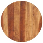 vidaXL Blat de masă rotund, 70 cm, 15-16 mm, lemn masiv de acacia vidaXL Blat de masă rotund, 70 cm, 15-16 mm, lemn masiv de acacia