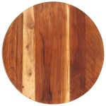 vidaXL Blat de masă rotund, 40 cm, 25-27 mm, lemn masiv acacia vidaXL Blat de masă rotund, 40 cm, 25-27 mm, lemn masiv acacia