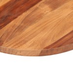 vidaXL Blat de masă rotund, 40 cm, 25-27 mm, lemn masiv acacia vidaXL Blat de masă rotund, 40 cm, 25-27 mm, lemn masiv acacia