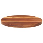 vidaXL Blat de masă rotund, 40 cm, 25-27 mm, lemn masiv acacia vidaXL Blat de masă rotund, 40 cm, 25-27 mm, lemn masiv acacia