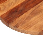 vidaXL Blat de masă rotund, 50 cm, 25-27 mm, lemn masiv acacia vidaXL Blat de masă rotund, 50 cm, 25-27 mm, lemn masiv acacia