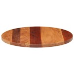 vidaXL Blat de masă rotund, 50 cm, 25-27 mm, lemn masiv acacia vidaXL Blat de masă rotund, 50 cm, 25-27 mm, lemn masiv acacia