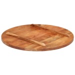 vidaXL Blat de masă rotund, 70 cm, 25-27 mm, lemn masiv acacia