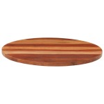 vidaXL Blat de masă rotund, 70 cm, 25-27 mm, lemn masiv acacia