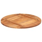 vidaXL Blat de masă rotund, 80 cm, 25-27 mm, lemn masiv acacia vidaXL Blat de masă rotund, 80 cm, 25-27 mm, lemn masiv acacia