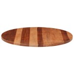 vidaXL Blat de masă rotund, 80 cm, 25-27 mm, lemn masiv acacia vidaXL Blat de masă rotund, 80 cm, 25-27 mm, lemn masiv acacia