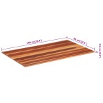 vidaXL Blat de masă, 60x100 cm, 15-16 mm, lemn masiv de acacia