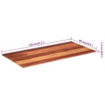 vidaXL Blat de masă, 60x120 cm, 15-16 mm, lemn masiv de acacia