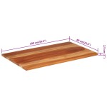 vidaXL Blat de masă, 60x100 cm, 25-27 mm, lemn masiv acacia