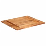 vidaXL Blat de masă, 70x80 cm, 25-27 mm, lemn masiv acacia