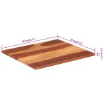 vidaXL Blat de masă, 70x80 cm, 25-27 mm, lemn masiv acacia