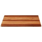 vidaXL Blat de masă, 70x90 cm, 25-27 mm, lemn masiv acacia vidaXL Blat de masă, 70x90 cm, 25-27 mm, lemn masiv acacia