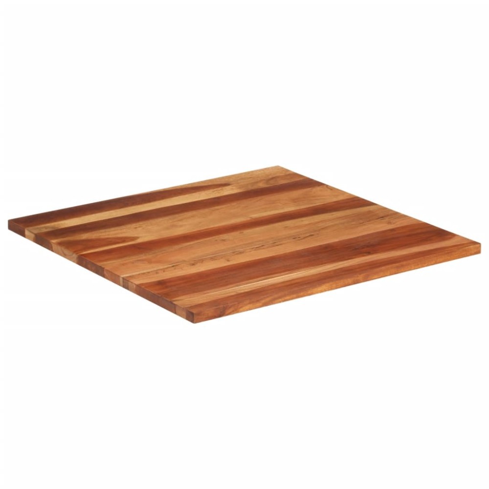 vidaXL Blat de masă, 80x80 cm, 25-27 mm, lemn masiv de acacia