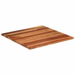 vidaXL Blat de masă, 80x80 cm, 25-27 mm, lemn masiv de acacia vidaXL Blat de masă, 80x80 cm, 25-27 mm, lemn masiv de acacia