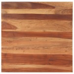 vidaXL Blat de masă, 80x80 cm, 25-27 mm, lemn masiv de acacia vidaXL Blat de masă, 80x80 cm, 25-27 mm, lemn masiv de acacia
