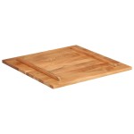 vidaXL Blat de masă, 80x80 cm, 25-27 mm, lemn masiv de acacia vidaXL Blat de masă, 80x80 cm, 25-27 mm, lemn masiv de acacia