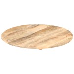 vidaXL Blat de masă, 70 cm, lemn masiv de mango, rotund, 15-16 mm