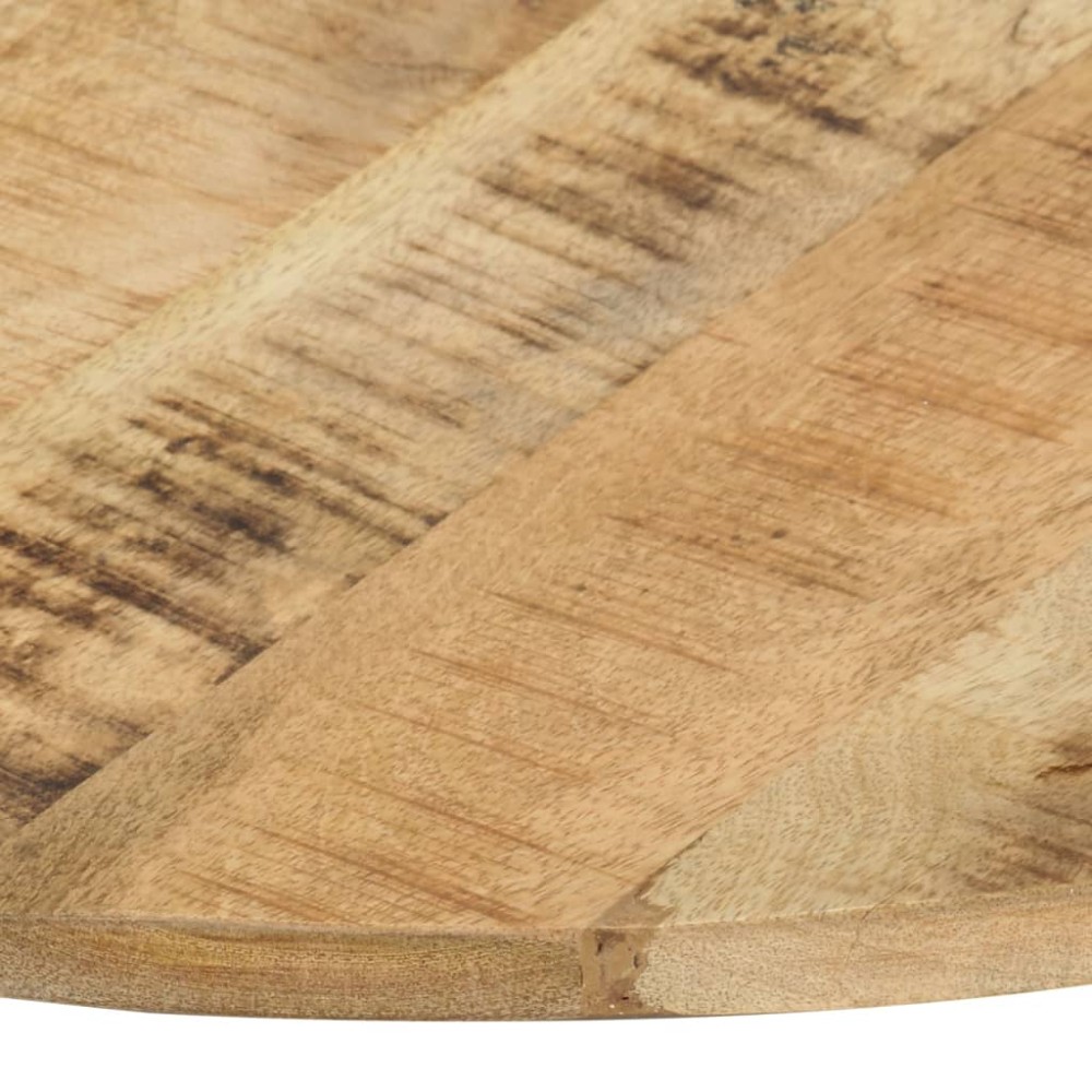 vidaXL Blat de masă, 80 cm, lemn masiv de mango, rotund, 15-16 mm