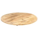 vidaXL Blat de masă, 40 cm, lemn masiv de mango, rotund, 25-27 mm vidaXL Blat de masă, 40 cm, lemn masiv de mango, rotund, 25-27 mm