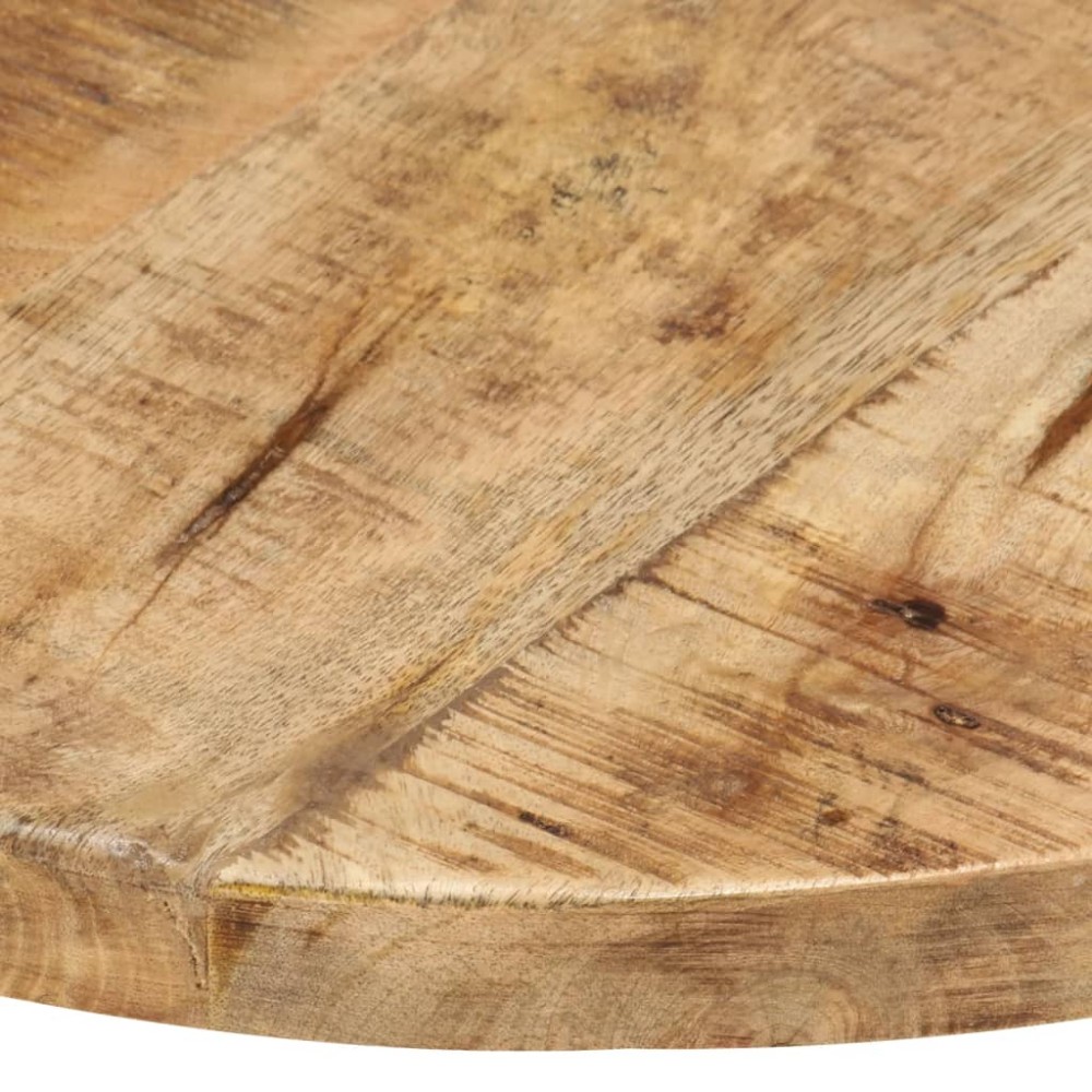 vidaXL Blat de masă, 50 cm, lemn masiv mango, rotund, 25-27 mm