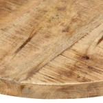 vidaXL Blat de masă, 50 cm, lemn masiv mango, rotund, 25-27 mm