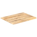 vidaXL Blat de masă, 80x70 cm, lemn masiv mango, 25-27 mm vidaXL Blat de masă, 80x70 cm, lemn masiv mango, 25-27 mm