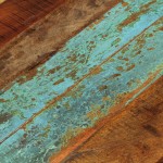 vidaXL Blat de masă rotund, 60 cm, lemn masiv reciclat, 15-16 mm