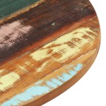 vidaXL Blat de masă rotund, 50 cm, lemn masiv reciclat, 25-27 mm
