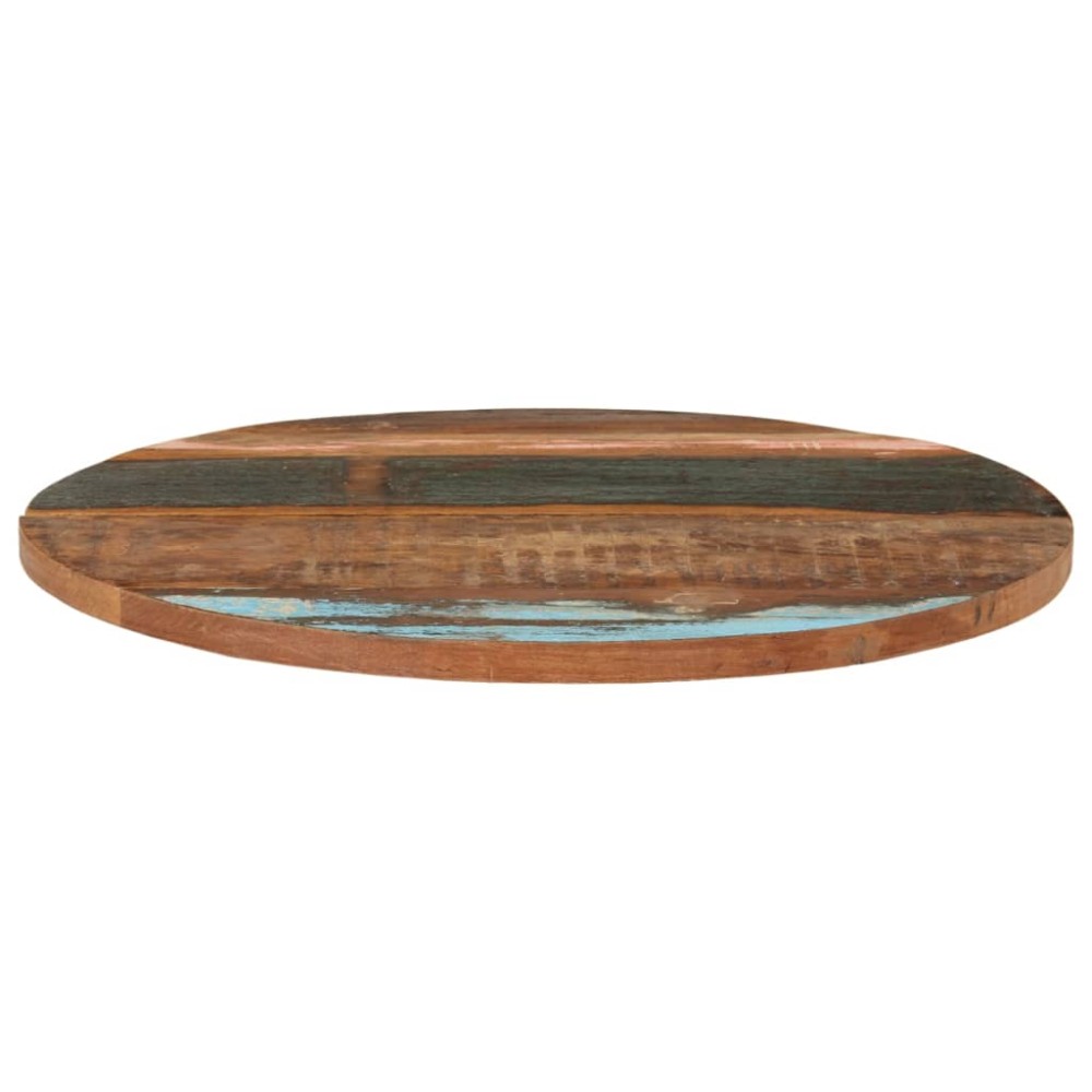 vidaXL Blat de masă rotund, 70 cm, lemn masiv reciclat, 25-27 mm