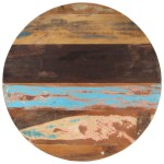 vidaXL Blat de masă rotund, 80 cm, lemn masiv reciclat, 25-27 mm vidaXL Blat de masă rotund, 80 cm, lemn masiv reciclat, 25-27 mm