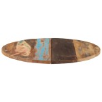 vidaXL Blat de masă rotund, 80 cm, lemn masiv reciclat, 25-27 mm vidaXL Blat de masă rotund, 80 cm, lemn masiv reciclat, 25-27 mm