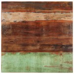 vidaXL Blat de masă pătrat, 80 x 80 cm, lemn masiv reciclat, 15-16 mm