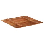 vidaXL Blat de masă pătrat, 80 x 80 cm, lemn masiv reciclat, 15-16 mm