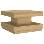 vidaXL Măsuță de cafea, maro deschis, 60x60x35 cm, MDF vidaXL Măsuță de cafea, maro deschis, 60x60x35 cm, MDF
