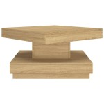vidaXL Măsuță de cafea, maro deschis, 60x60x35 cm, MDF vidaXL Măsuță de cafea, maro deschis, 60x60x35 cm, MDF