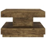 vidaXL Măsuță de cafea, maro închis, 60x60x35 cm, MDF vidaXL Măsuță de cafea, maro închis, 60x60x35 cm, MDF