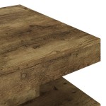 vidaXL Măsuță de cafea, maro închis, 60x60x35 cm, MDF vidaXL Măsuță de cafea, maro închis, 60x60x35 cm, MDF