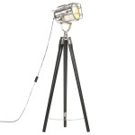 vidaXL Lampă de podea trepied, negru, 97 cm, lemn masiv de mango vidaXL Lampă de podea trepied, negru, 97 cm, lemn masiv de mango